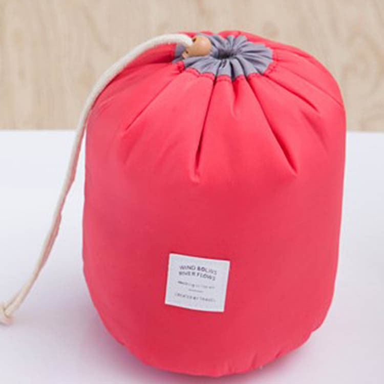 Round Drawstring Waterproof Makeup Bag