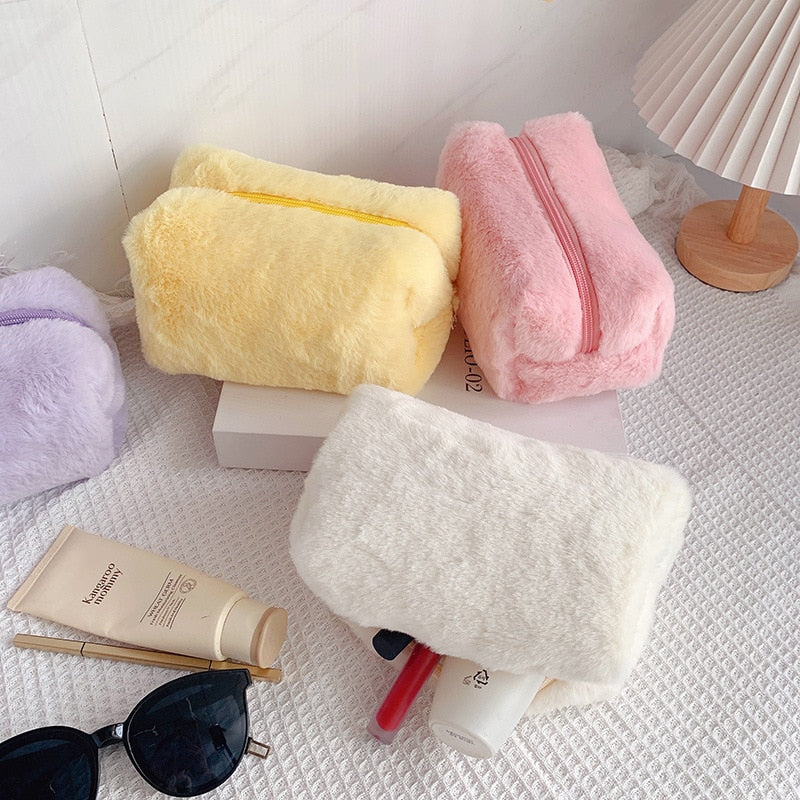 Fluffy 2025 makeup bag